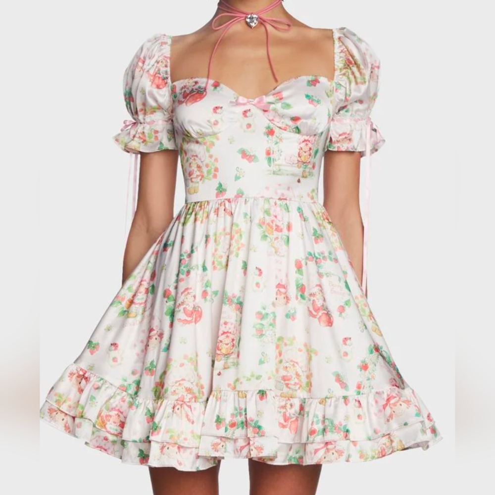 NWOT Dolls Kill Sold out Strawberry Shortcake Dress 2X